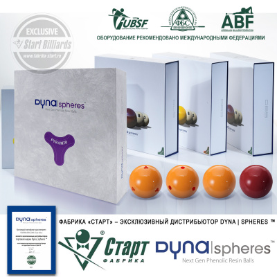 Биток Dynaspheres Prime Pyramid 68 мм Желтый